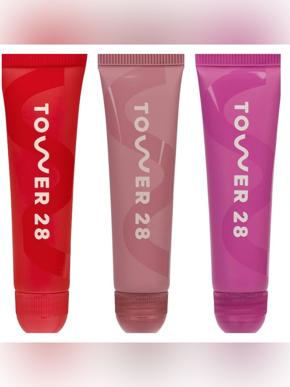 Tower 28 LipSoftie Hydrating Tinted Lip Treatment Balm X3